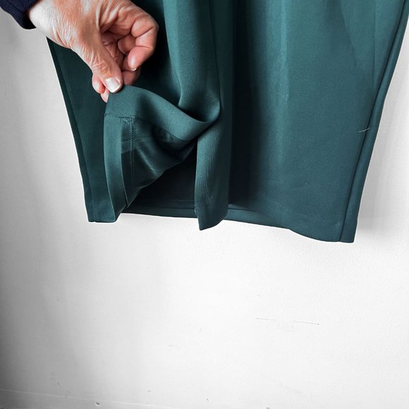 NEW! Eliza J V-Neck Sheath Green Coctail Dress, Size 4 - Picture 10 of 15